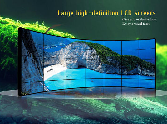 Mur visuel sans couture visuel de l'affichage à cristaux liquides HD de l'affichage de mur d'affichage à cristaux liquides de JCVISION 43inch