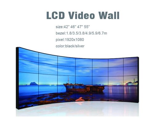 Mur visuel sans couture visuel de l'affichage à cristaux liquides HD de l'affichage de mur d'affichage à cristaux liquides de JCVISION 43inch