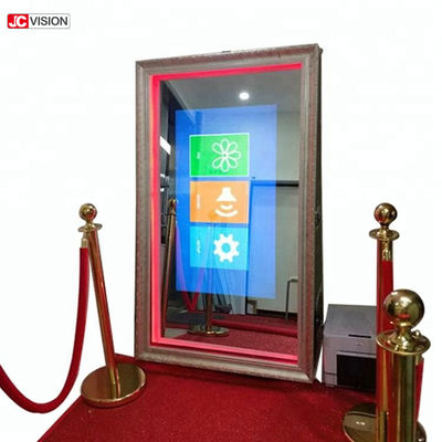 Plus nouveau 55 pouces miroir interactif de Selfie de cabine magique de photo de 65 pouces