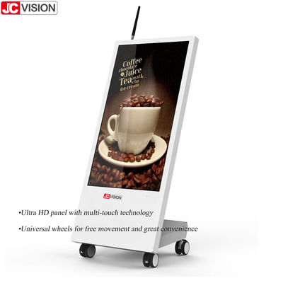 Affichage à piles de JCVISION, Signage mobile de Digital du restaurant 32Inch