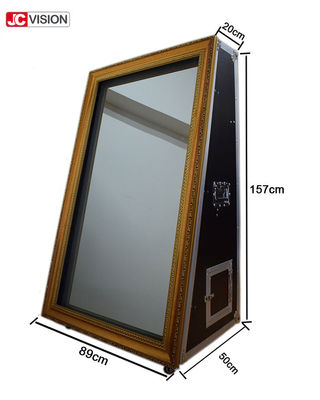 miroir de cabine de photo de 55inch 65inch, épousant le kiosque magique portatif de cabine de photo de miroir