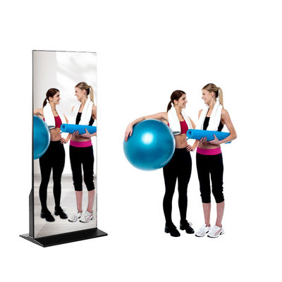 Gymnase à la maison 3D virtuel 32&quot; 43&quot; écran tactile interactif de miroir intelligent d'exercice