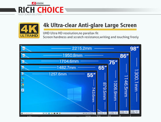 Écrans de projection LCD à écran plat Système de conférence 20 tactile