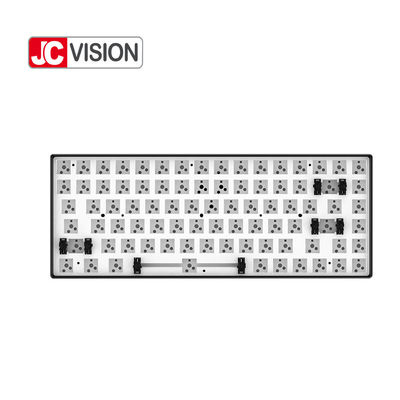 JCVISION 84 verrouille le cadre en aluminium de clavier de kits anti d'image fantôme en métal mécanique de commande numérique par ordinateur
