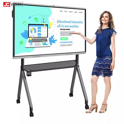 JCVISION 4K OPS 65 - 86 pouces Smart Interactive Whiteboard LCD Display Support Touch
