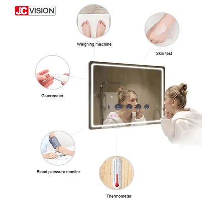 Miroir imperméable de salle de bains de l'affichage d'écran tactile d'Android LED TV IP65 Smart LED