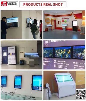 JCVISION 1080P 4K écran tactile panneau 32 42 50 55 65 pouces écran tactile écran d'affichage moniteur interactif kiosque