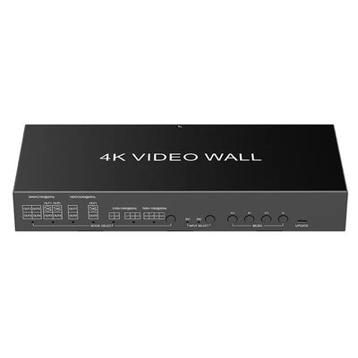 JCVISION vidéo 4K JCVISION paroi HDMI2.0 Matrice 2 en 4 sortie avec 2X2 sortie paroi vidéo sortie audio L/R auto-adaptative