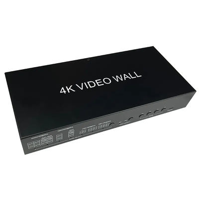 JCVISION vidéo 4K JCVISION paroi HDMI2.0 Matrice 2 en 4 sortie avec 2X2 sortie paroi vidéo sortie audio L/R auto-adaptative