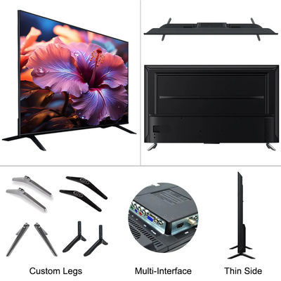 Smart TV 43 pouces Téléviseur 4k 32 40 43 50 65 pouces Téléviseur LED avec Android WiFi 45 pouces Google Smart Téléviseurs