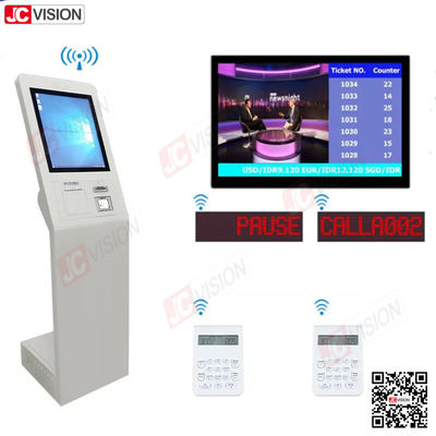 Système de gestion de file d'attente pour le hall d'hôpital de la banque JCVISION, machine à tickets à écran tactile, système de numérotation de file d'attente