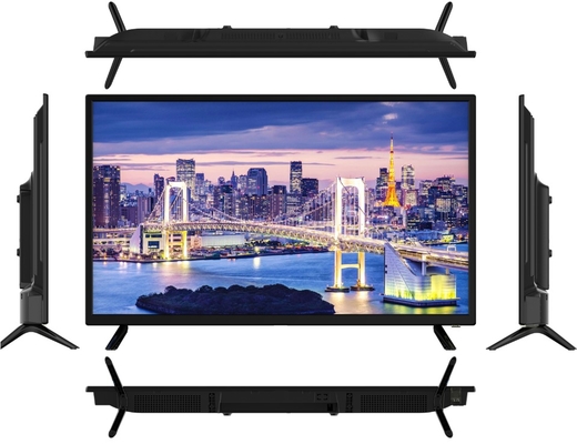 JCVision 75 pouces Smart TV Android 12.0 Système d'exploitation 300 Cd/M2 Avec 56 langues d'affichage