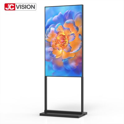 55" Ultra High Brightness Floor Standing Display – 2000 nits, Full HD, Android 9+ for Commercial Use
