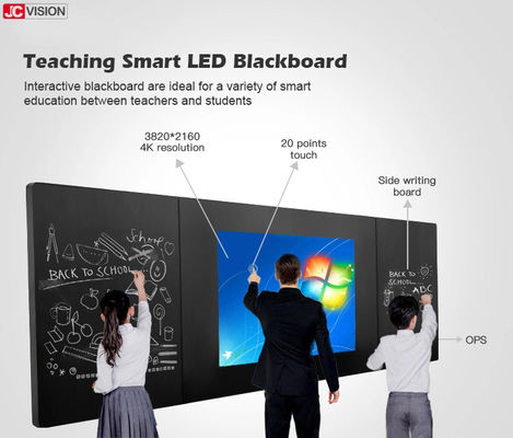 Écrans plats interactifs futés nanos pour l'éducation affichage interactif de 86 pouces