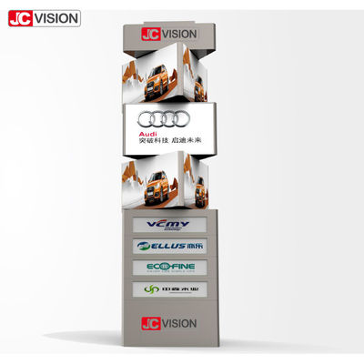 JCVISION a adapté l'affichage aux besoins du client tournant extérieur de tour de l'affichage LED de Signage de Digital