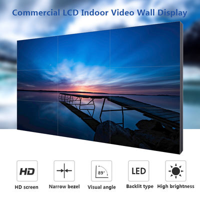 mur visuel de mur d'affichage à cristaux liquides d'atterrisseur de 4K Samsung de l'affichage 3x3 de la publicité visuelle d'affichage à cristaux liquides