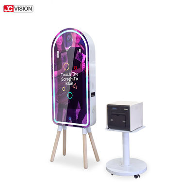 Kiosque futé de cabine de photo de miroir de miroir intelligent de l'écran tactile DIY pour le mariage