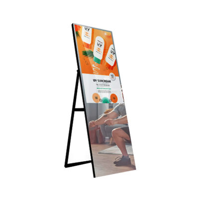 Type de position interactif de plancher de joueur d'annonce de miroir de 43inch DIY Smart