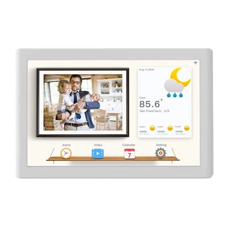 Vidéos de photos d'IPS WIfi Android du cadre 10,1 de photo de JCVISION JC 350cd/m2 Digital »