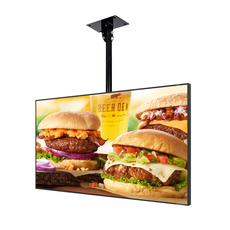 Tableau de menus HD Affichage publicitaire mural 55 pouces