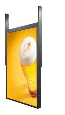 Affichage de fenêtre d'affichage à cristaux liquides du côté 49inch de double d'intense luminosité pour le message publicitaire