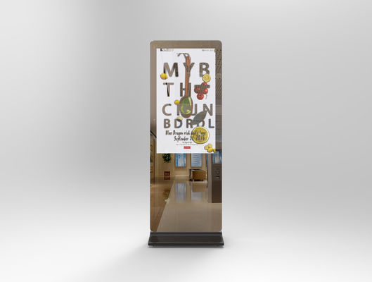 49 55 gymnase extérieur de bâti de mur d'affichage à cristaux liquides de caméra intelligente du miroir 3D de 65inch DIY
