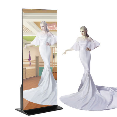 écran tactile intelligent du miroir 43inch de séance d'entraînement de la publicité futée de gymnase