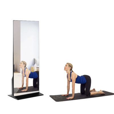 Miroir intelligent du support DIY de plancher écran tactile interactif de 65 pouces pour le GYMNASE